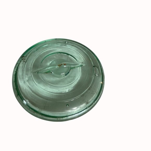 Ball Ideal Aqua Blue Mason Jar Canning Glass Lid Wire Closure VTG Quart Number 1 - Picture 12 of 16